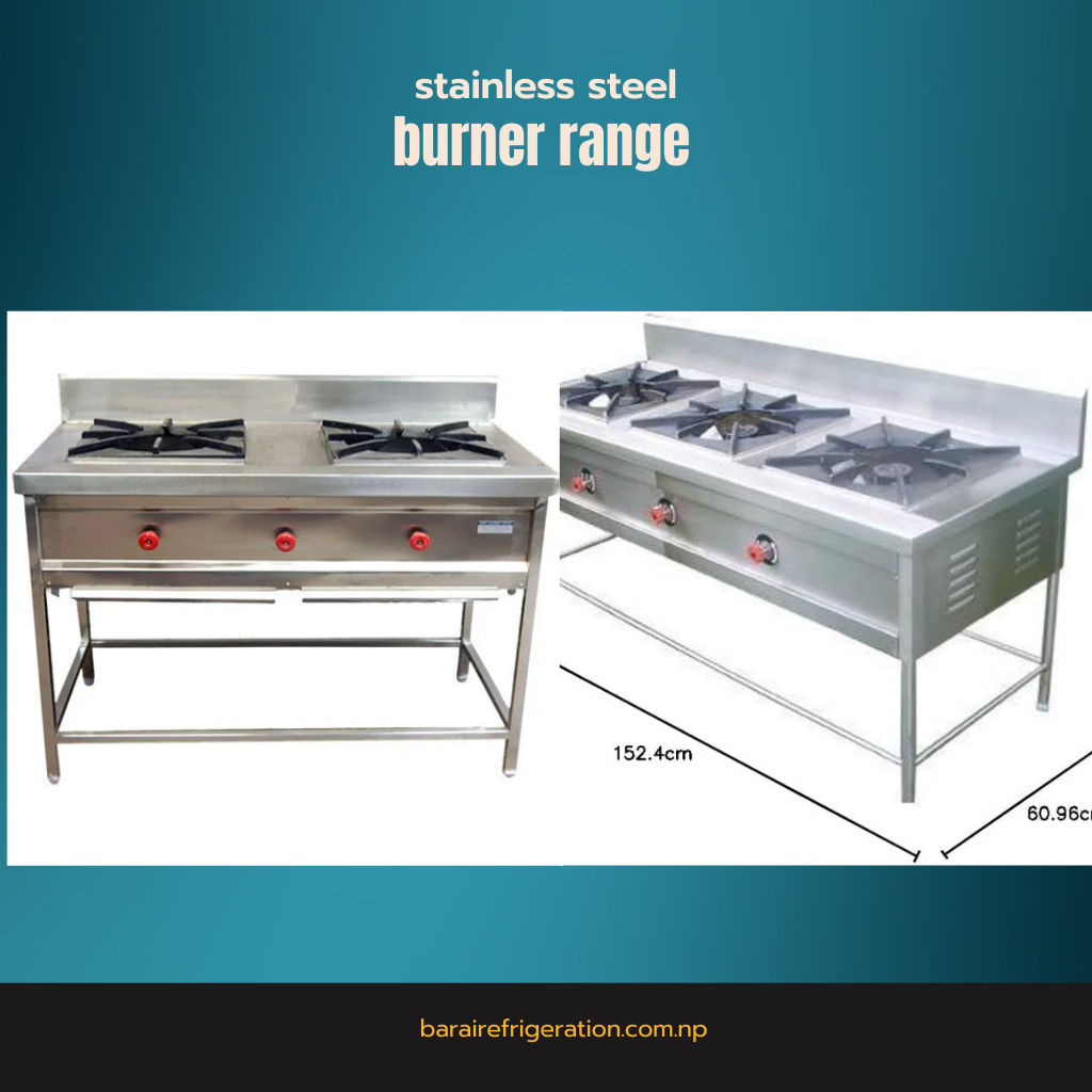 Stainless Steel Burner Range
